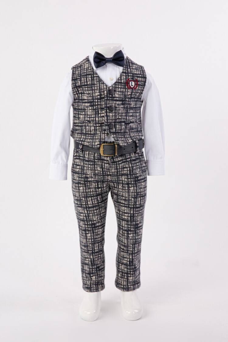 Baby Suit with Knitted Vest - Brand: Lemon - Kids & Baby Clothes Wholesale - Globality Store