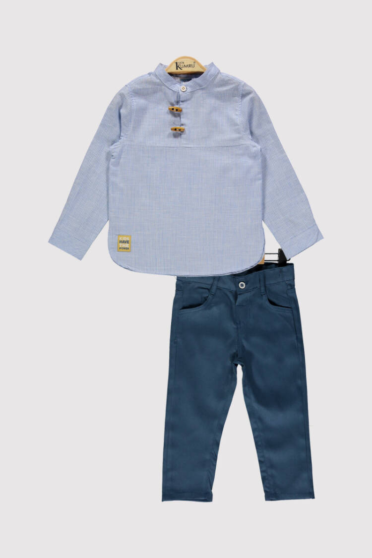 Boy Buttoned Suit 2-5Y - Brand: Kumru Bebe - Kids & Baby Clothes Wholesale - Globality Store