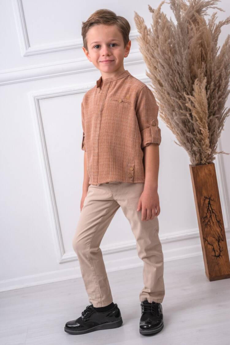 Boy Shirt Set With Pants 1-4Y - Brand: Lemon - Kids & Baby Clothes Wholesale - Globality Store