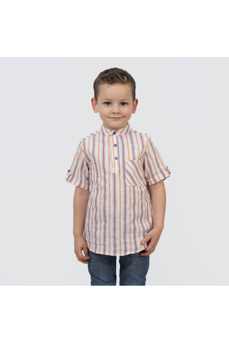 Boy Striped Shirt 2-5Y - Brand: Timo - Kids & Baby Clothes Wholesale - Globality Store