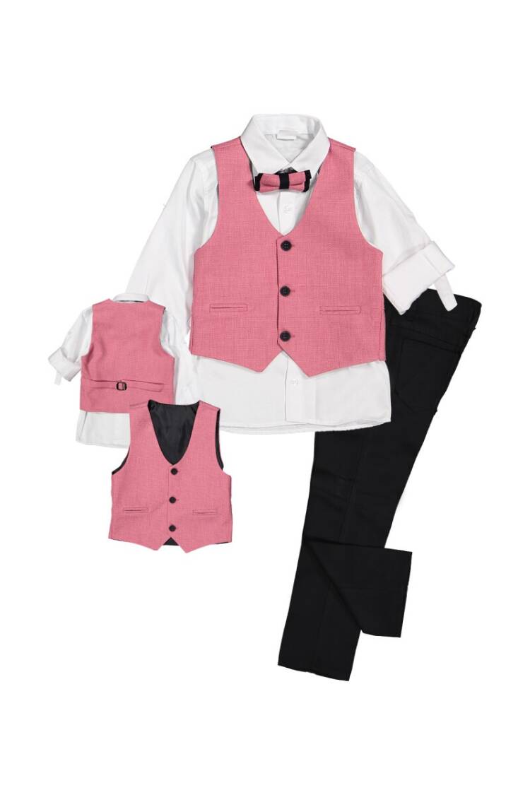 Boy Suit Set with 3 Button Vest 5-8Y - Brand: Terry - Kids & Baby Clothes Wholesale - Globality Store