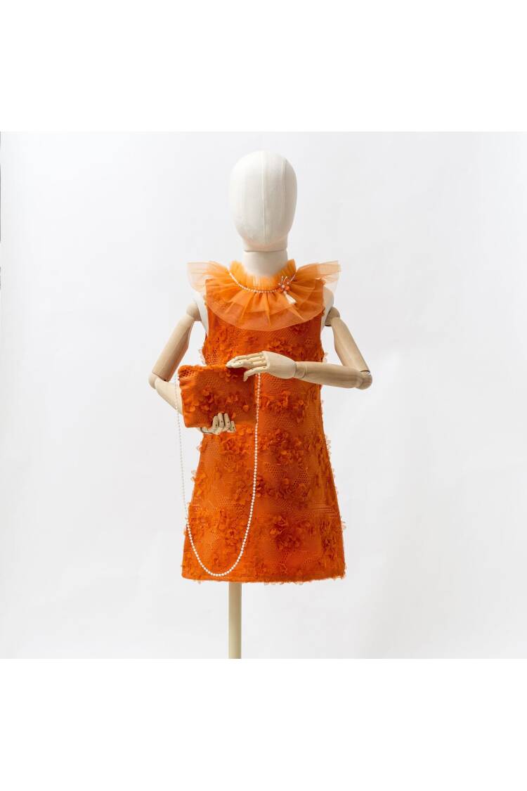 Clover Tulle Straight Tight Dress 2-5Y - Brand: Wecan - Kids & Baby Clothes Wholesale - Globality Store