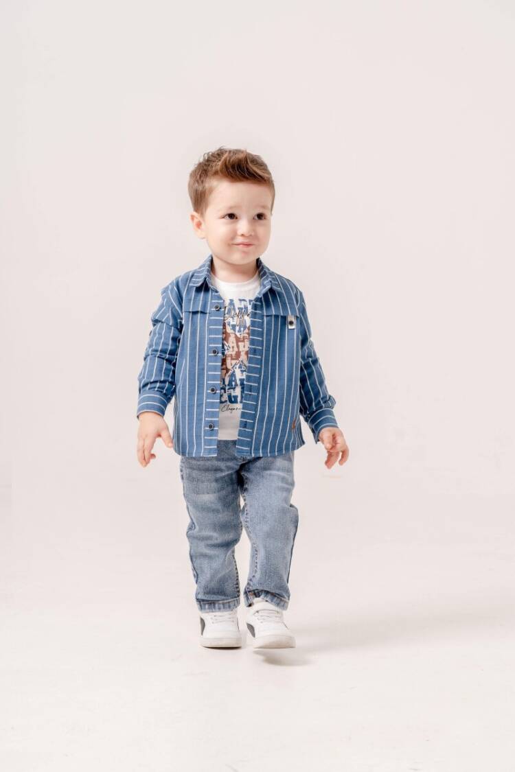 Conelli Shirt Baby Suit 9-24 M - Brand: Lemon - Kids & Baby Clothes Wholesale - Globality Store