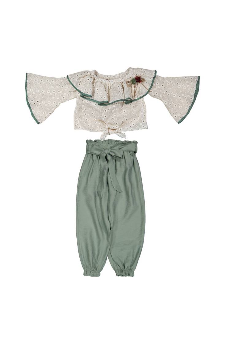 Daisy Brode Girl Set - Brand: Büşra Bebe - Kids & Baby Clothes Wholesale - Globality Store