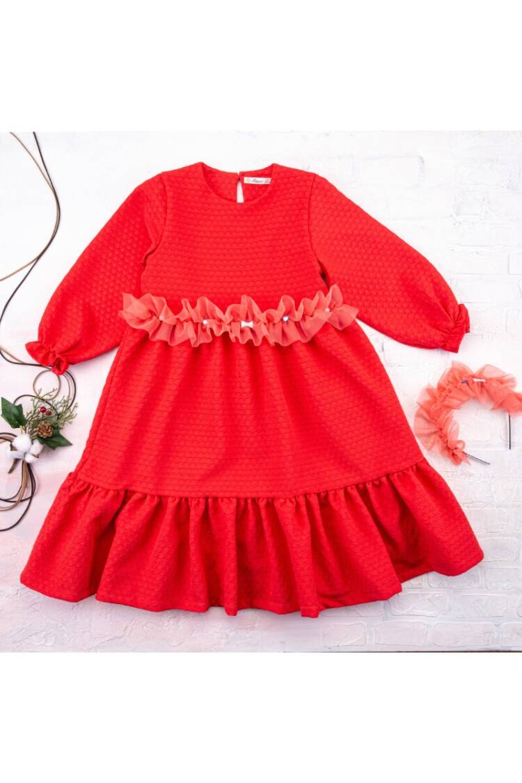 Feraye Dress - Brand: Büşra Bebe - Kids & Baby Clothes Wholesale - Globality Store