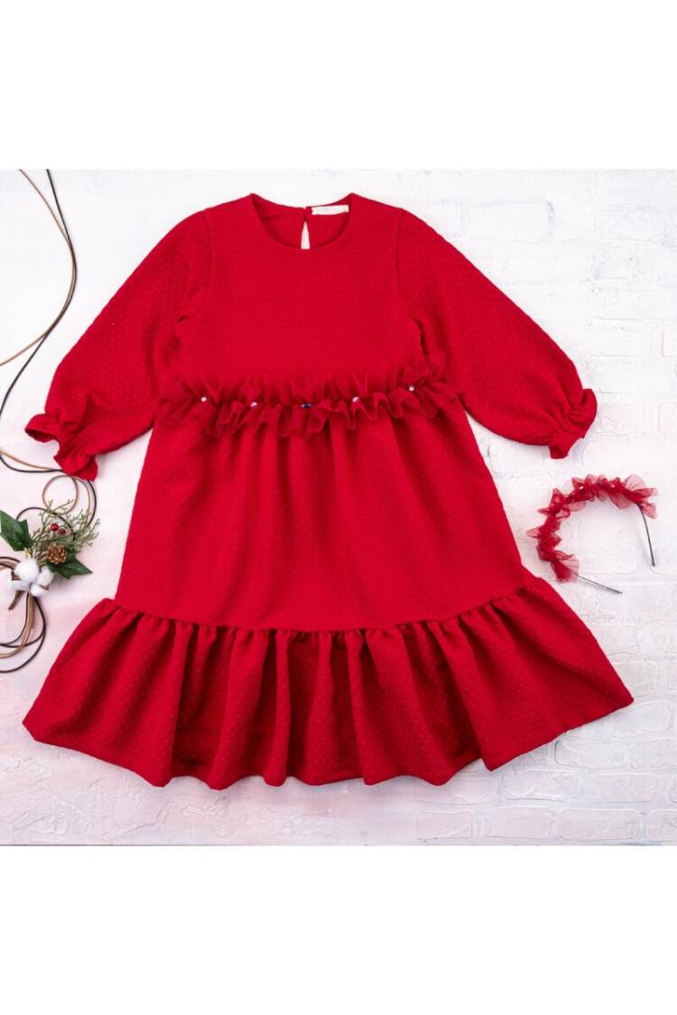 Feraye Dress - Brand: Büşra Bebe - Kids & Baby Clothes Wholesale - Globality Store