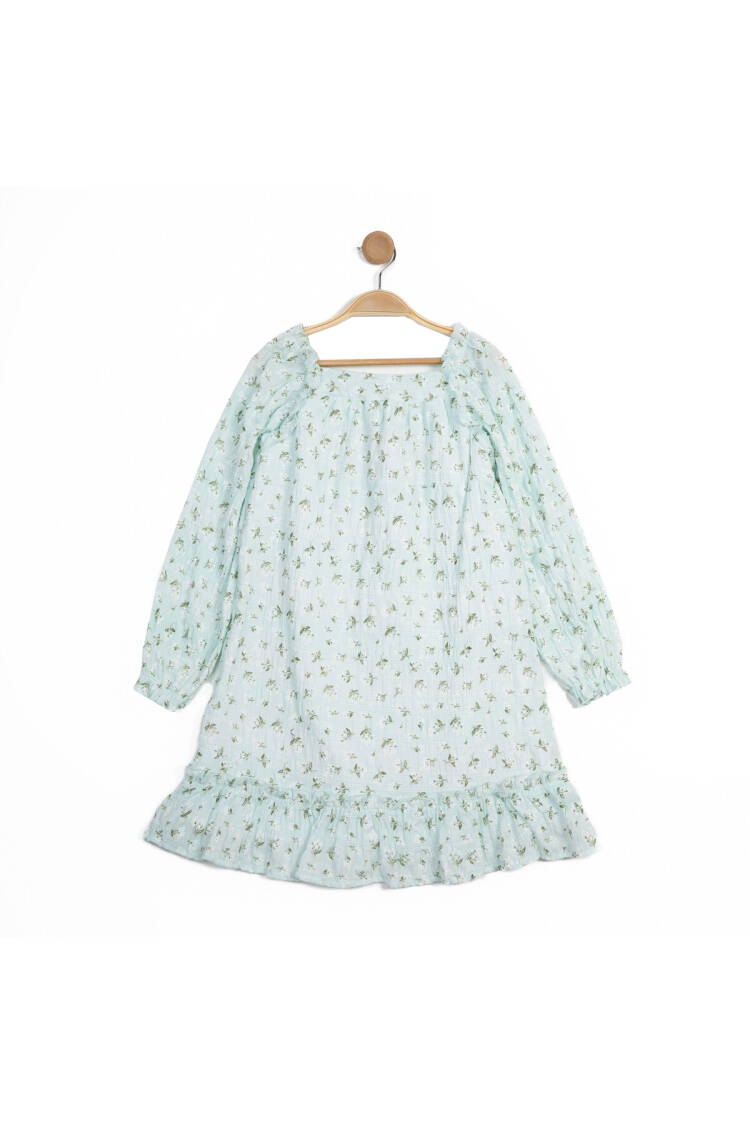 Gathered Long Sleeve Dress 2-5Y - Brand: Timo - Kids & Baby Clothes Wholesale - Globality Store
