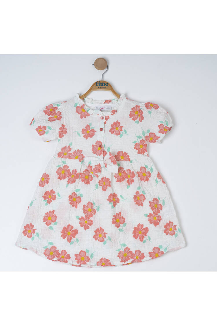 Girl Crepe Dress 2-5Y - Brand: Timo - Kids & Baby Clothes Wholesale - Globality Store