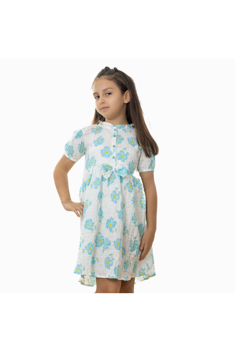 Girl Crepe Dress 2-5Y - Brand: Timo - Kids & Baby Clothes Wholesale - Globality Store