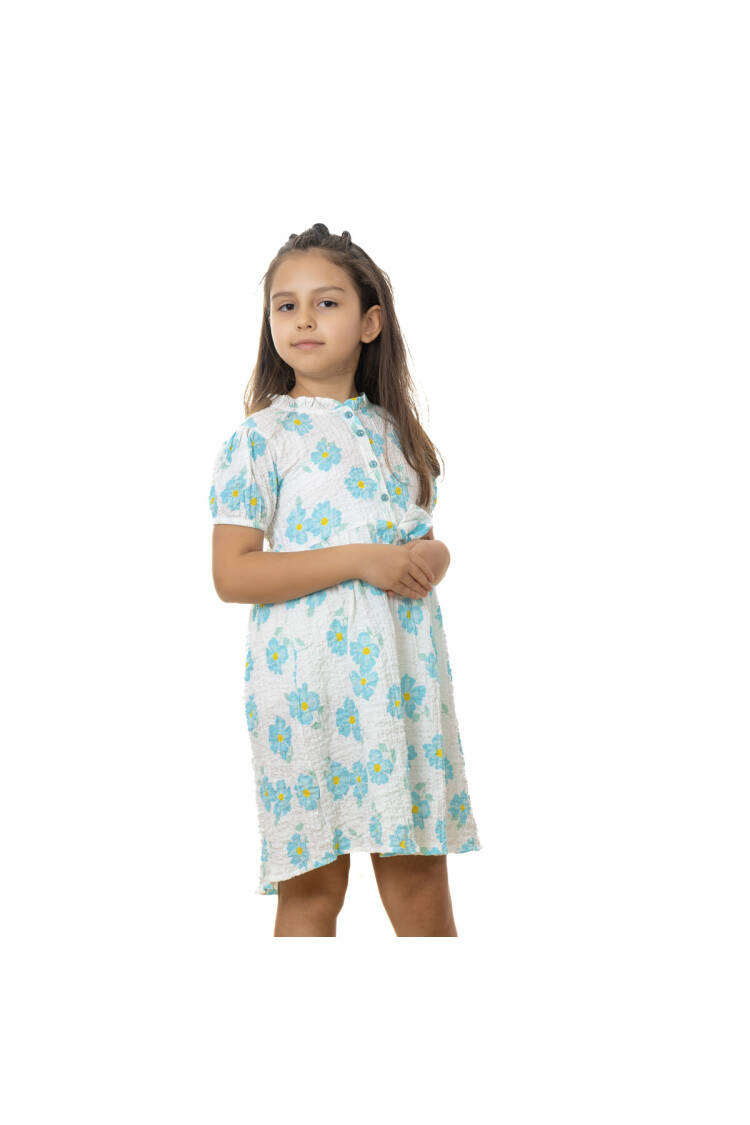 Girl Crepe Dress 2-5Y - Brand: Timo - Kids & Baby Clothes Wholesale - Globality Store