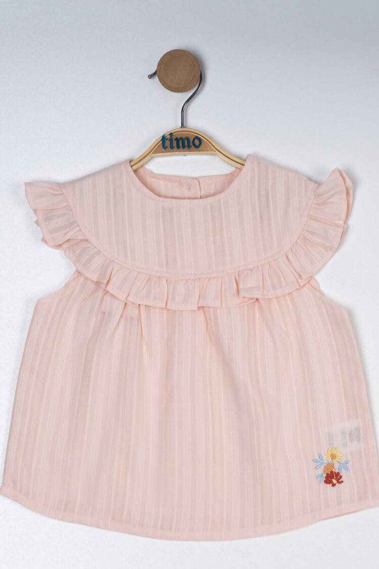 Girl Embroidered Blouse 2-5Y - Brand: Timo - Kids & Baby Clothes Wholesale - Globality Store