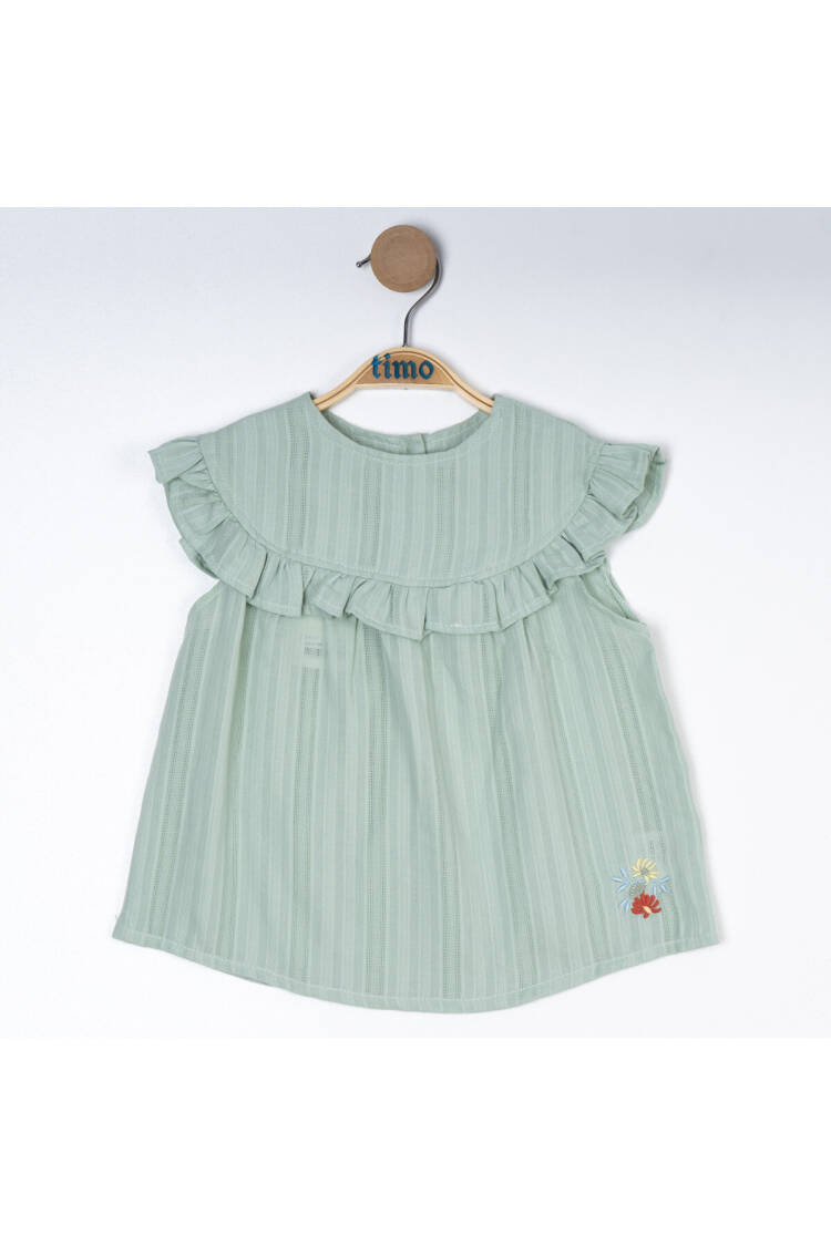 Girl Embroidered Blouse 2-5Y - Brand: Timo - Kids & Baby Clothes Wholesale - Globality Store