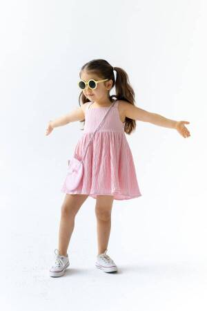 Girl Pink Dress Dollcake Muslin 2-5Y - Brand: Pixy Love - Kids & Baby Clothes Wholesale - Globality Store
