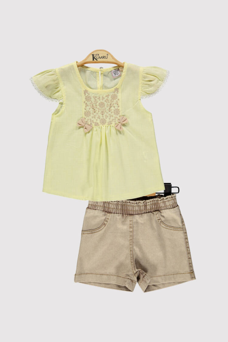 Girl Printed Set 2-5Y - Brand: Kumru Bebe - Kids & Baby Clothes Wholesale - Globality Store