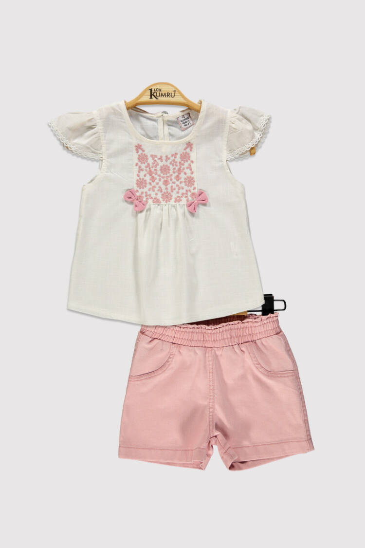 Girl Printed Set 2-5Y - Brand: Kumru Bebe - Kids & Baby Clothes Wholesale - Globality Store