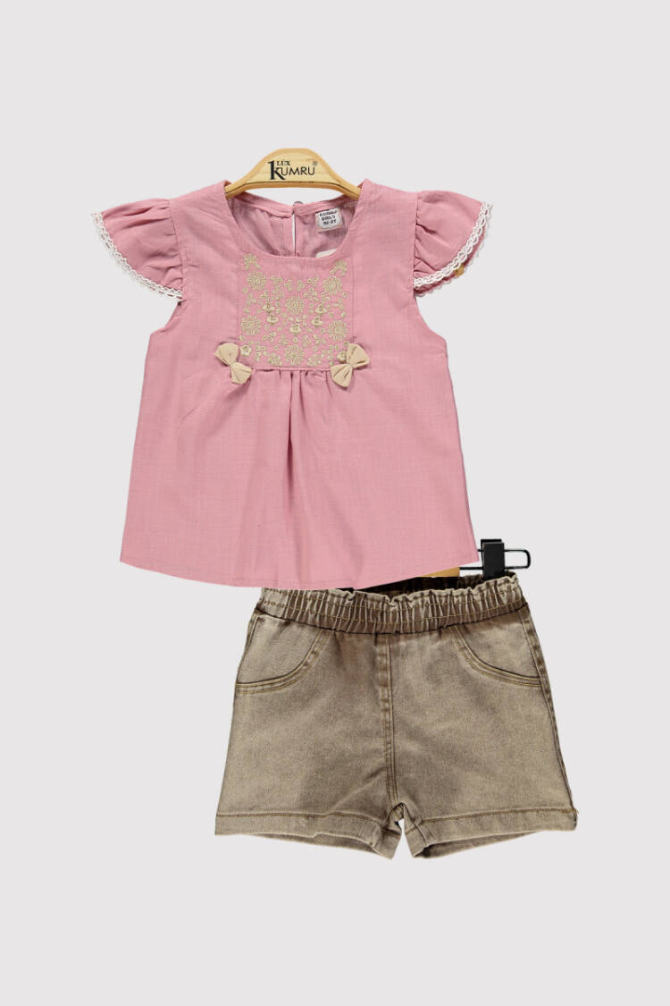 Girl Printed Set 2-5Y - Brand: Kumru Bebe - Kids & Baby Clothes Wholesale - Globality Store