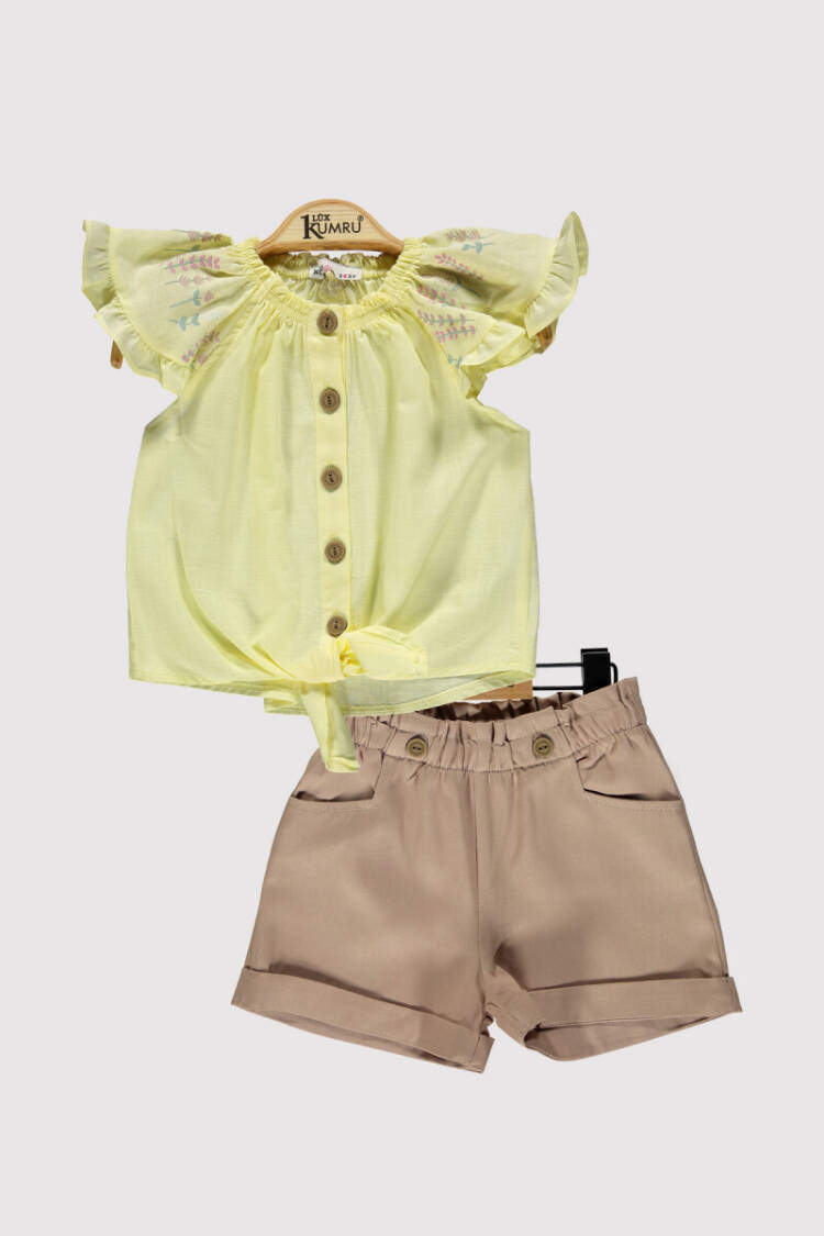 Girl Printed Set 2-5Y - Brand: Kumru Bebe - Kids & Baby Clothes Wholesale - Globality Store