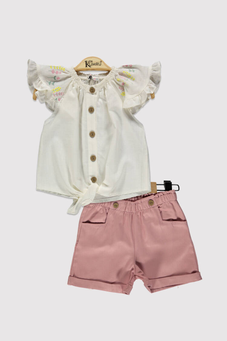 Girl Printed Set 2-5Y - Brand: Kumru Bebe - Kids & Baby Clothes Wholesale - Globality Store