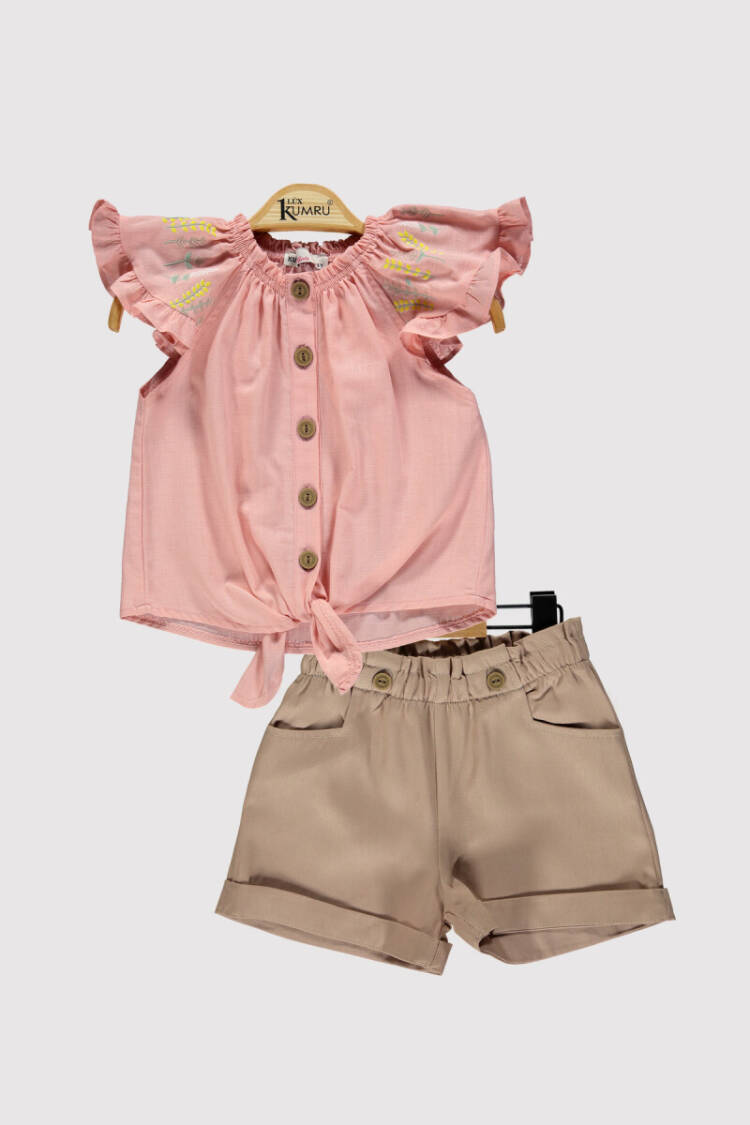 Girl Printed Set 2-5Y - Brand: Kumru Bebe - Kids & Baby Clothes Wholesale - Globality Store