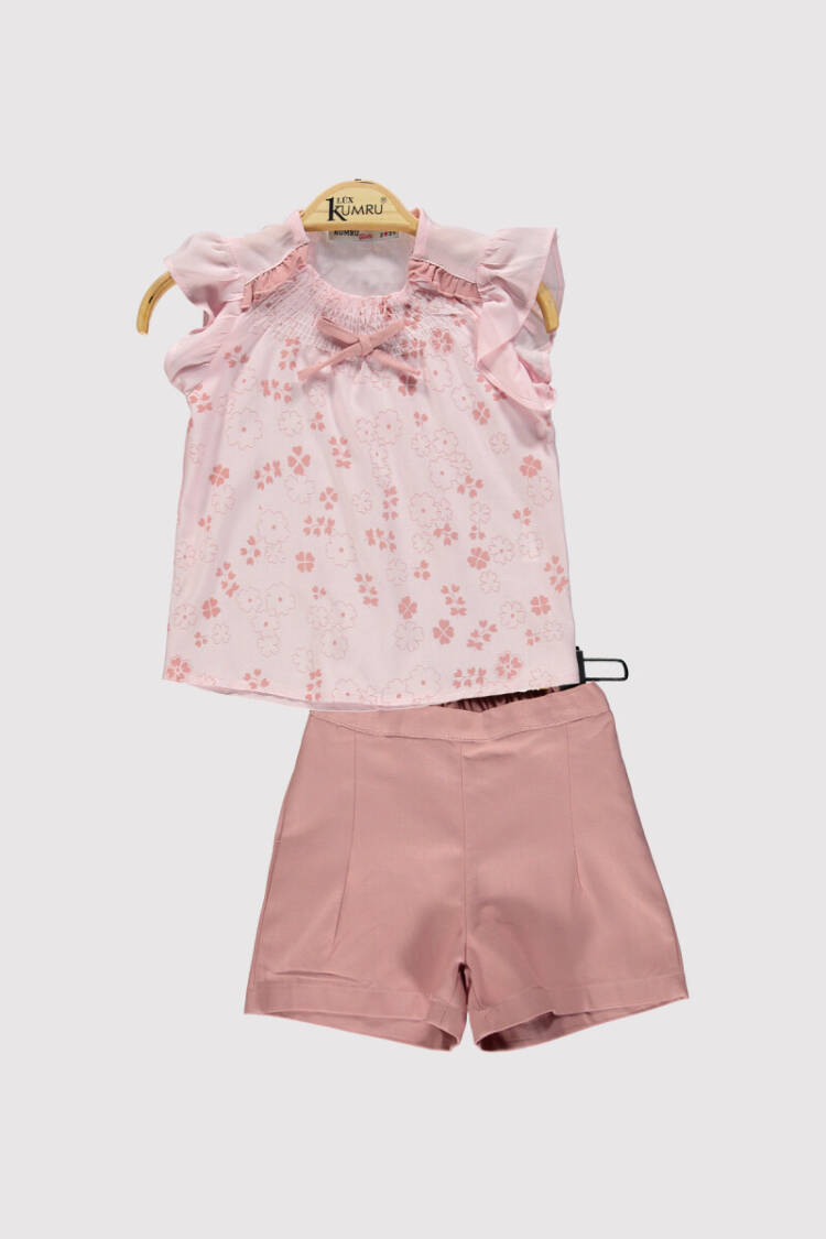 Girl Ruffle Collar Set 2-5Y - Brand: Kumru Bebe - Kids & Baby Clothes Wholesale - Globality Store