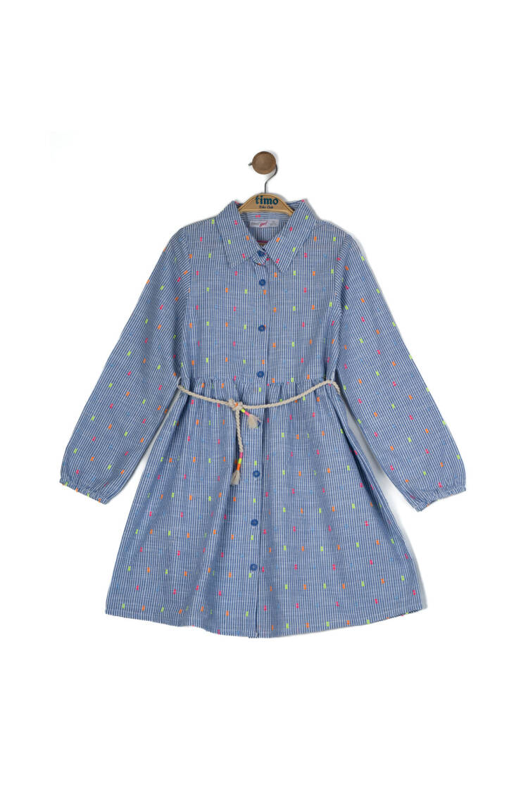 Girl Shirt Collar Dress 6-9Y - Brand: Timo - Kids & Baby Clothes Wholesale - Globality Store