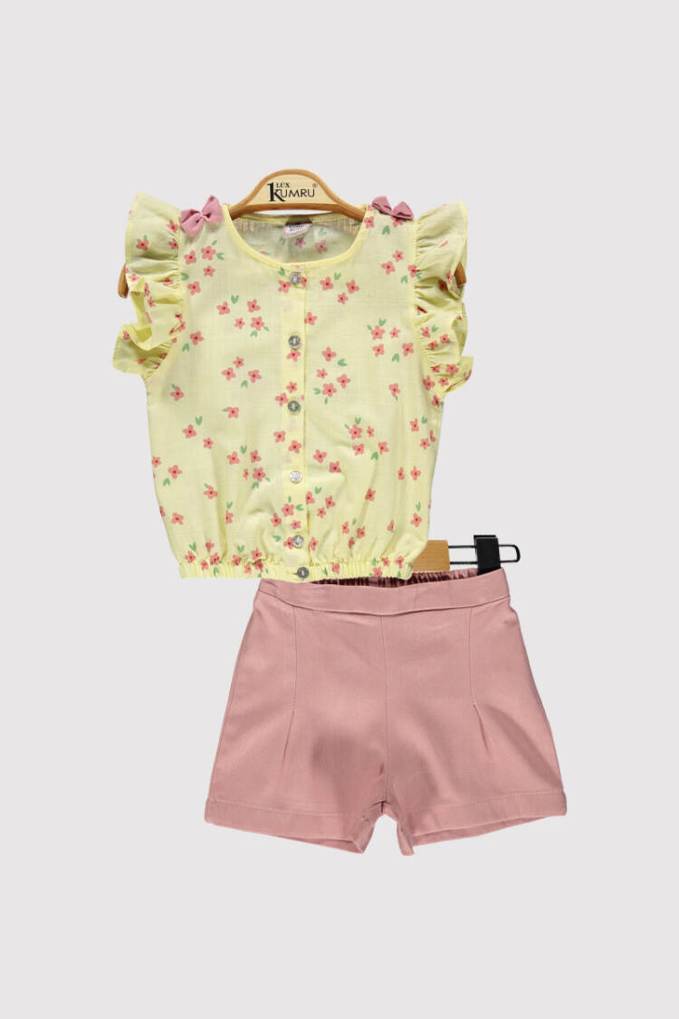 Girl Shirt Daisy Set 2-5Y - Brand: Kumru Bebe - Kids & Baby Clothes Wholesale - Globality Store