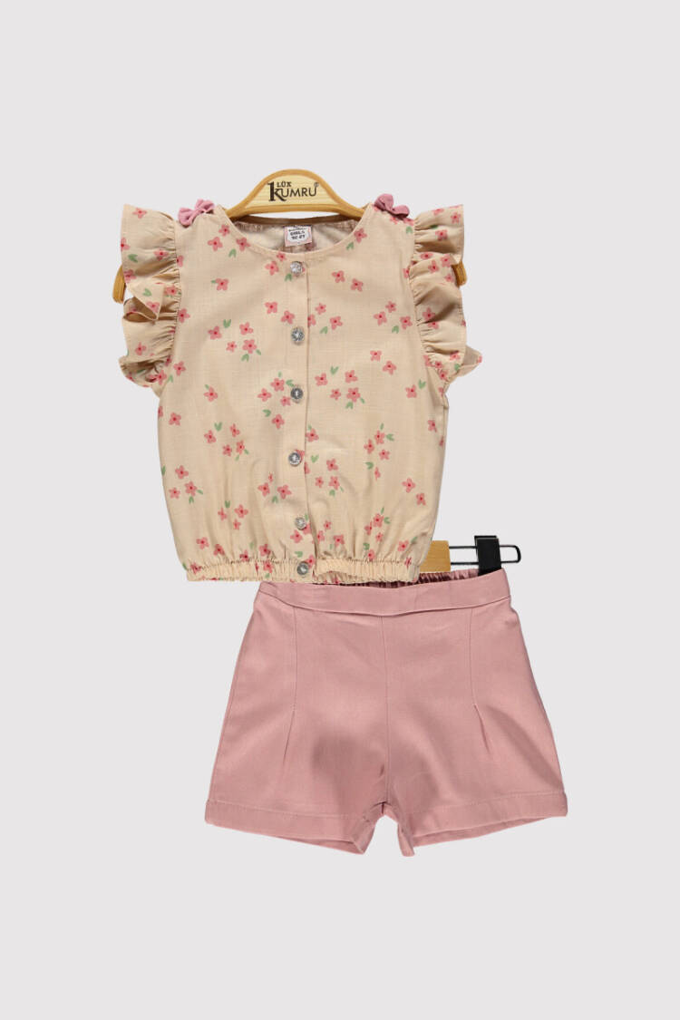 Girl Shirt Daisy Set 2-5Y - Brand: Kumru Bebe - Kids & Baby Clothes Wholesale - Globality Store