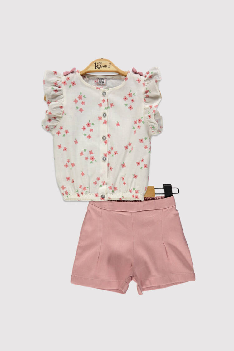 Girl Shirt Daisy Set 2-5Y - Brand: Kumru Bebe - Kids & Baby Clothes Wholesale - Globality Store