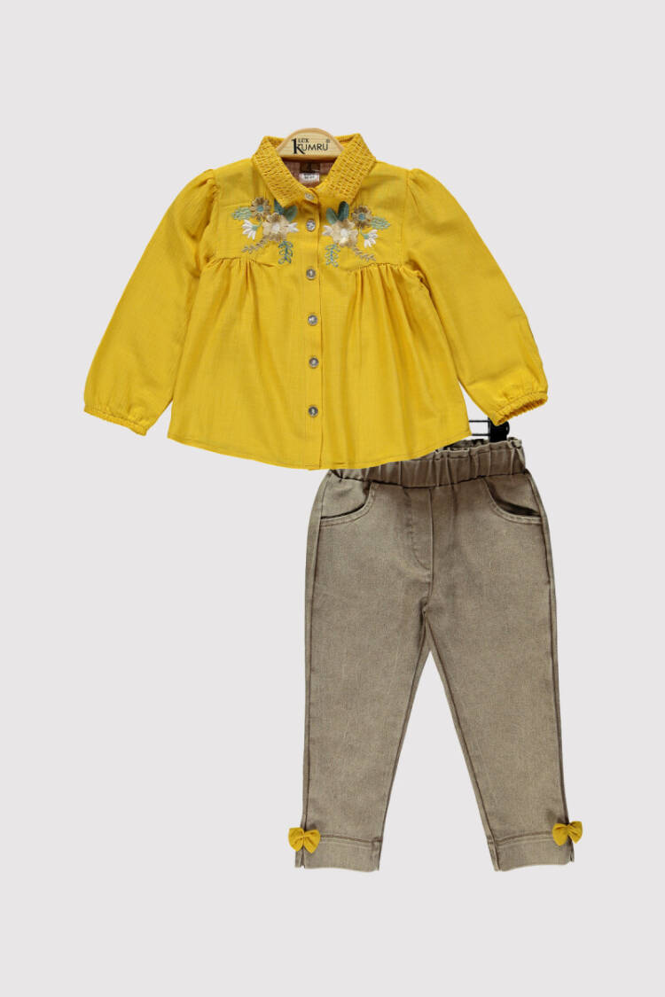 Girl Shirt Set 2-5Y - Brand: Kumru Bebe - Kids & Baby Clothes Wholesale - Globality Store