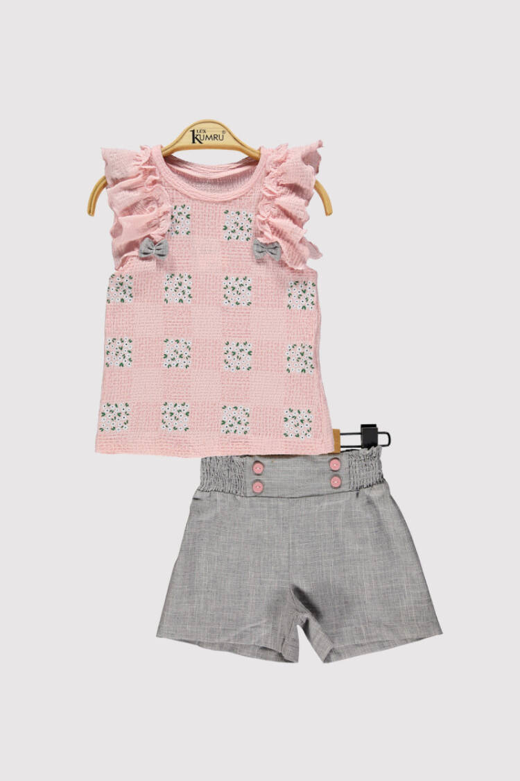 Girl Shorts Set 2-5Y - Brand: Kumru Bebe - Kids & Baby Clothes Wholesale - Globality Store