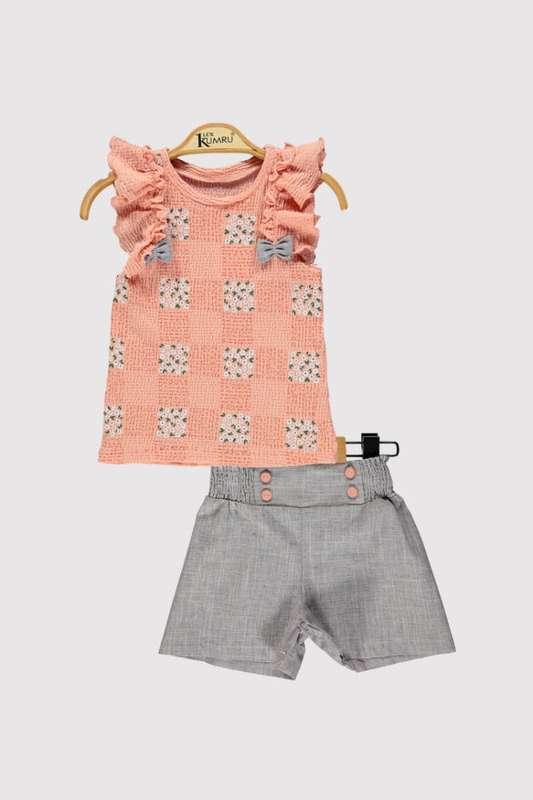 Girl Shorts Set 2-5Y - Brand: Kumru Bebe - Kids & Baby Clothes Wholesale - Globality Store