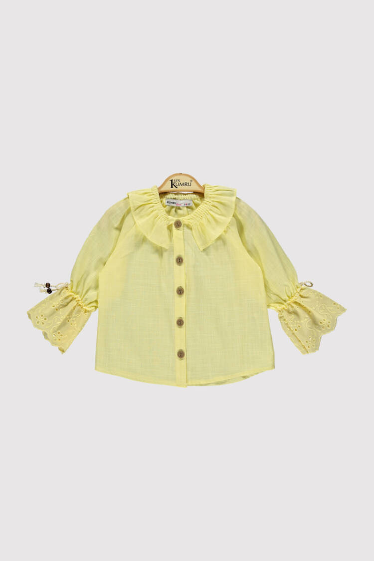 Girl Sleeve Bow Shirt 2-5Y - Brand: Kumru Bebe - Kids & Baby Clothes Wholesale - Globality Store