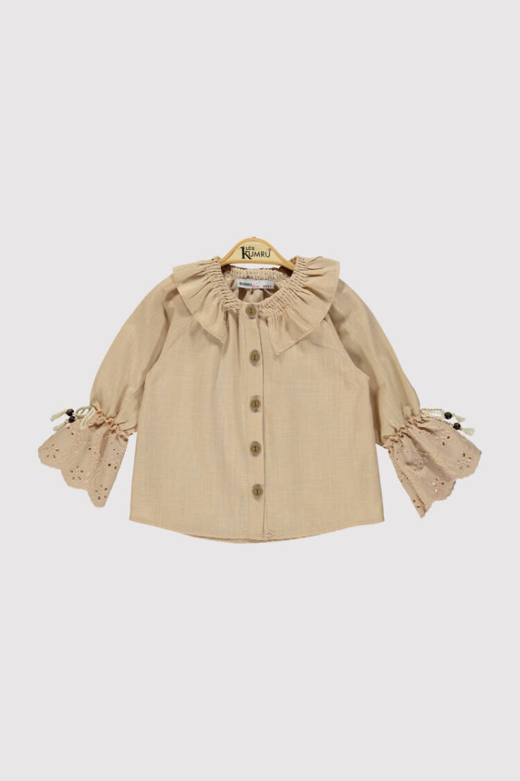 Girl Sleeve Bow Shirt 2-5Y - Brand: Kumru Bebe - Kids & Baby Clothes Wholesale - Globality Store