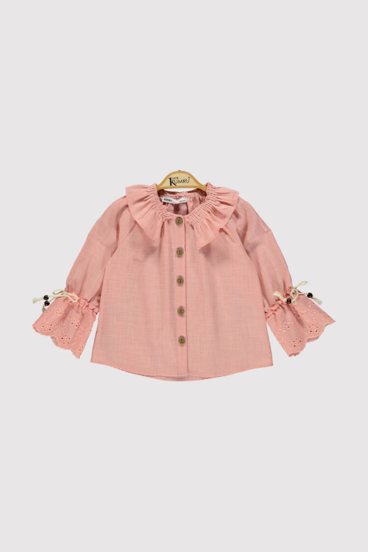 Girl Sleeve Bow Shirt 2-5Y - Brand: Kumru Bebe - Kids & Baby Clothes Wholesale - Globality Store
