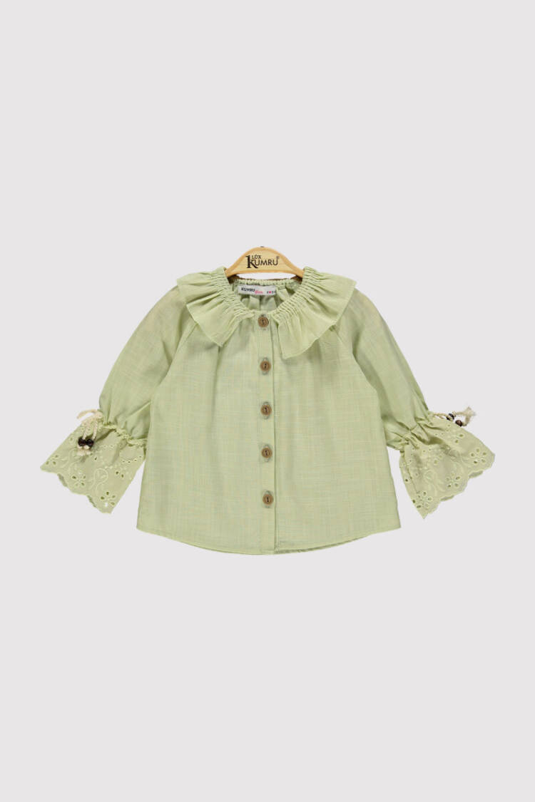 Girl Sleeve Bow Shirt 2-5Y - Brand: Kumru Bebe - Kids & Baby Clothes Wholesale - Globality Store