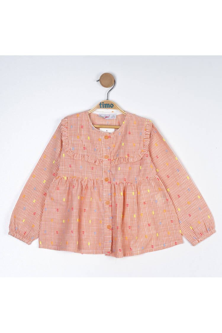 Girl Square Neck Blouse 2-5Y - Brand: Timo - Kids & Baby Clothes Wholesale - Globality Store