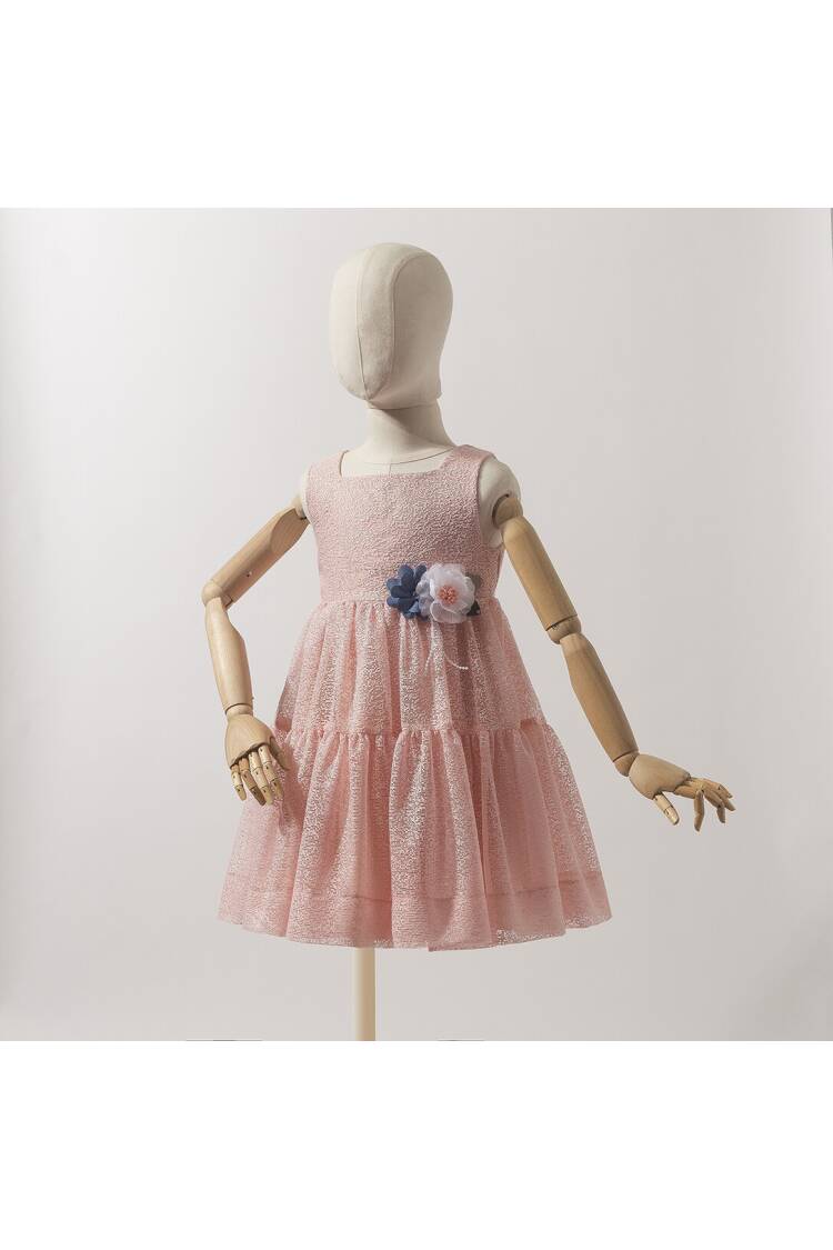 Girls Dress with Snowflake Collar 2-5Y - Brand: Wecan - Kids & Baby Clothes Wholesale - Globality Store
