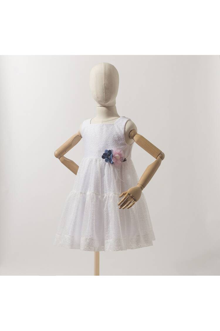 Girls Dress with Snowflake Collar 2-5Y - Brand: Wecan - Kids & Baby Clothes Wholesale - Globality Store