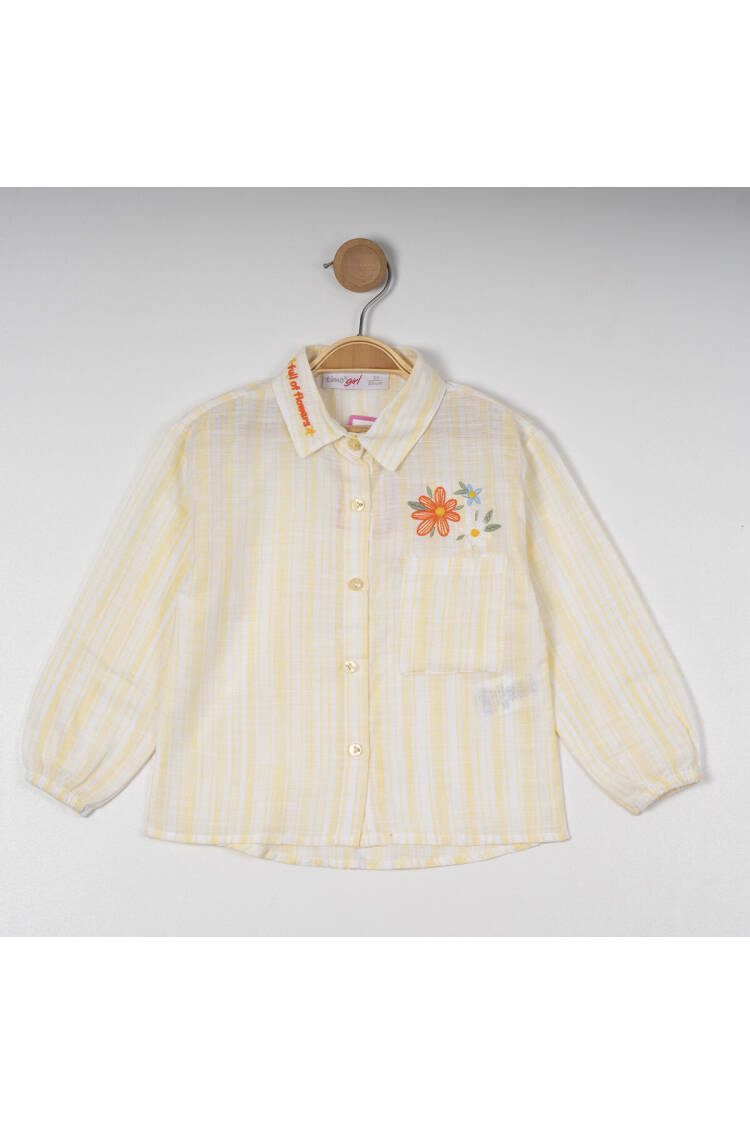 Girl's Embroidered Collar Shirt 2-5Y - Brand: Timo - Kids & Baby Clothes Wholesale - Globality Store