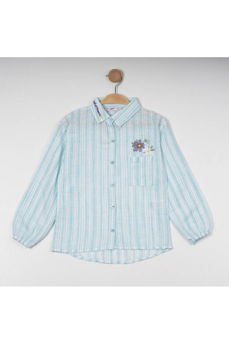 Girl's Embroidered Collar Shirt 2-5Y - Brand: Timo - Kids & Baby Clothes Wholesale - Globality Store