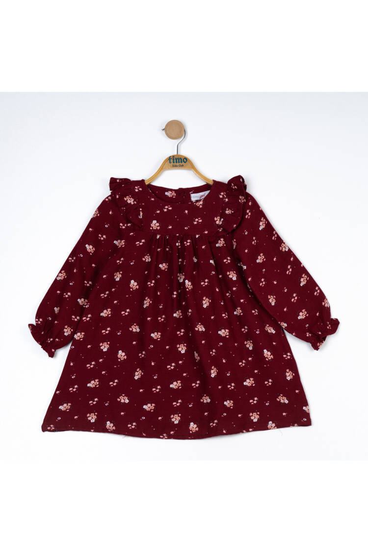 Girl's Patterned Muslin Dress 2-5Y - Brand: Timo - Kids & Baby Clothes Wholesale - Globality Store
