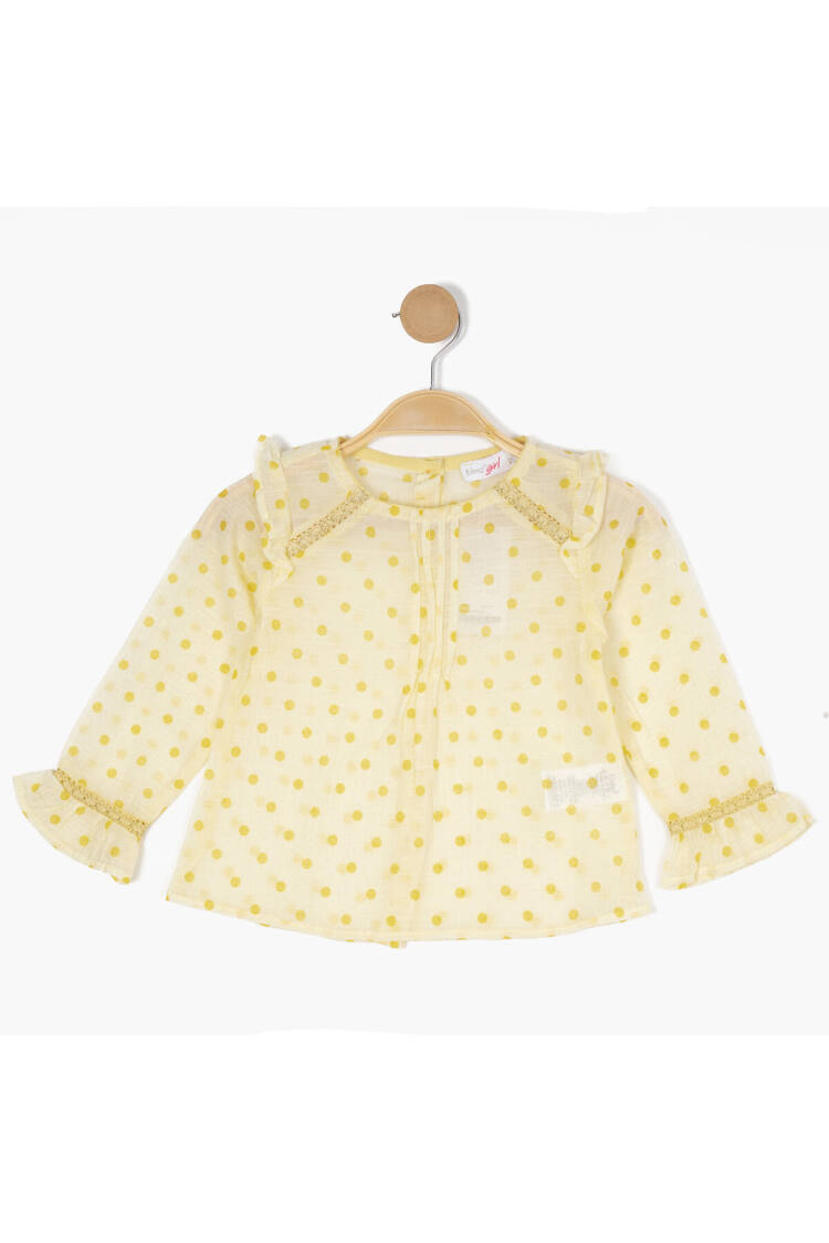 Girl's Ruffle Sleeve Shirt 2-5Y - Brand: Timo - Kids & Baby Clothes Wholesale - Globality Store