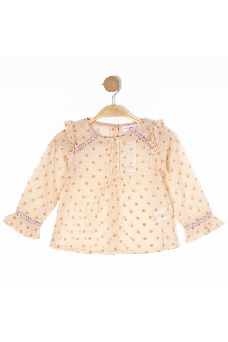 Girl's Ruffle Sleeve Shirt 2-5Y - Brand: Timo - Kids & Baby Clothes Wholesale - Globality Store