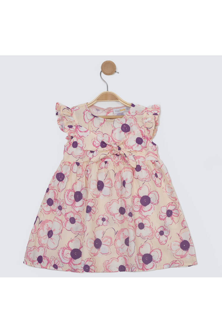 Girls' Tie Detail Dress 2-5Y - Brand: Timo - Kids & Baby Clothes Wholesale - Globality Store