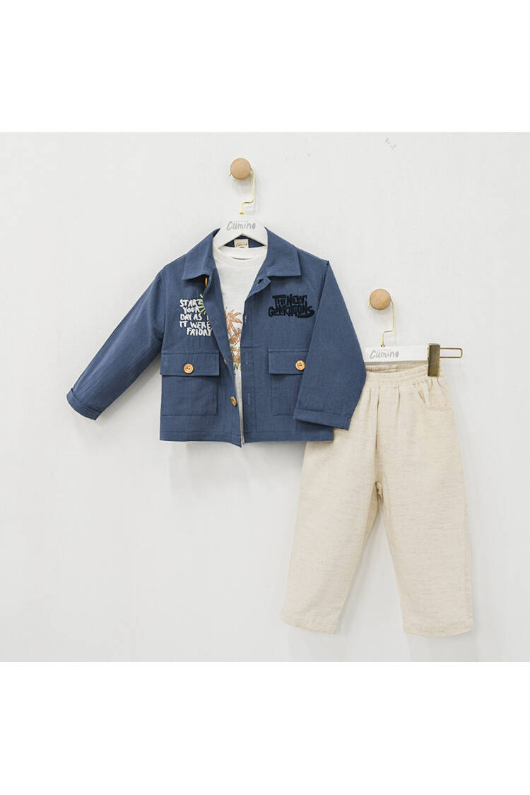 Howard 3 Piece Boys Set 2-5Y - Brand: Cumino - Kids & Baby Clothes Wholesale - Globality Store