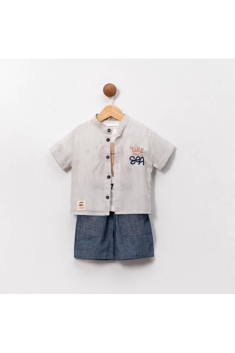 Kyle 3 Piece Men's Suit 9-24M - Brand: Cumino - Kids & Baby Clothes Wholesale - Globality Store
