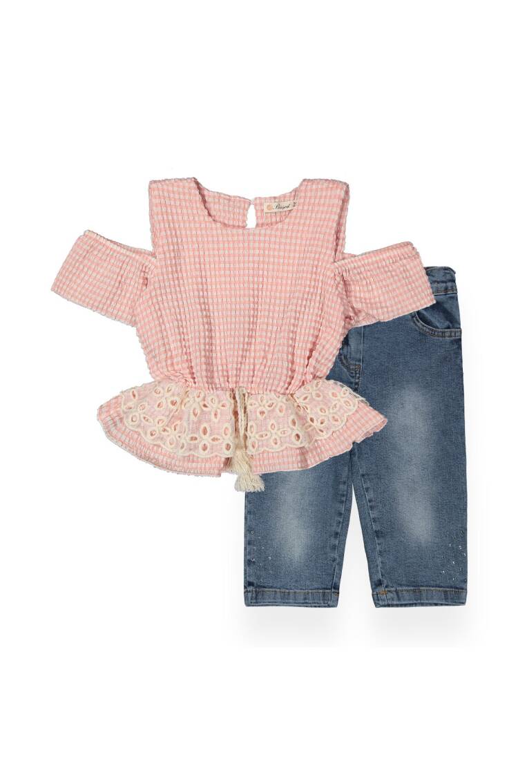 Lace Capri Set - Brand: Büşra Bebe - Kids & Baby Clothes Wholesale - Globality Store