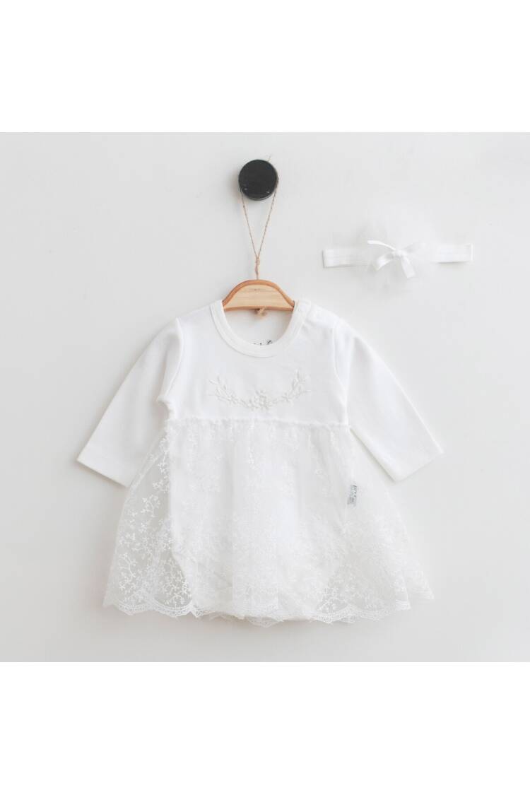 Lace Skirted Bodysuit 0-12M - Brand: Miniborn - Kids & Baby Clothes Wholesale - Globality Store