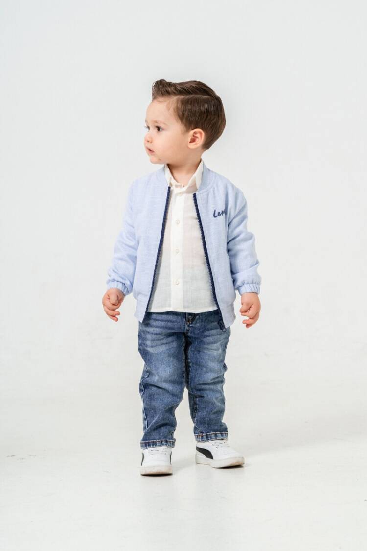 Embroidered College Coat Baby Set 9-24 M - Brand: Lemon - Kids & Baby Clothes Wholesale - Globality Store