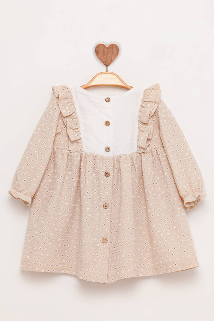 Long Sleeve Kids Dress 1-4Y - Brand: BabyRose - Kids & Baby Clothes Wholesale - Globality Store